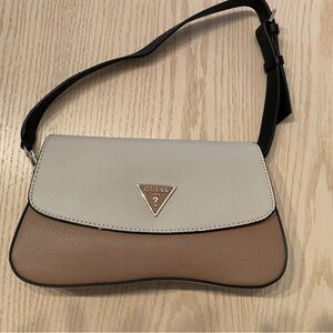 Guess - two tone purse with removable shoulder strap. New without tags